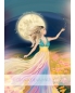Mobile Preview: Mondgöttin, Wilde Weiblichkeit, Tanz der Mondin Ölbild, Fine Art Print wildwoman